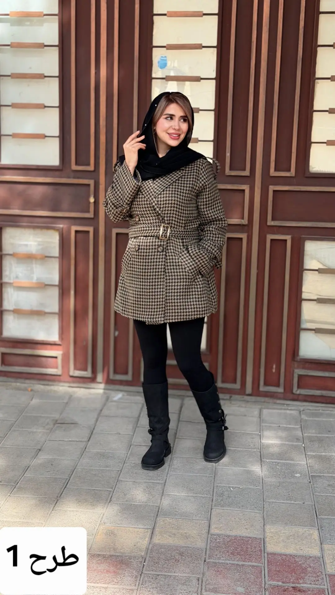 پالتو چهارخونه 4دکمه_شعبه دوم